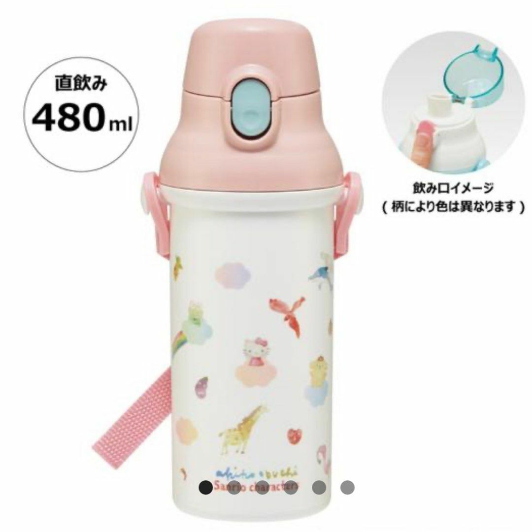 Skater - Sanrio mix characters  直飲水壺 480ml