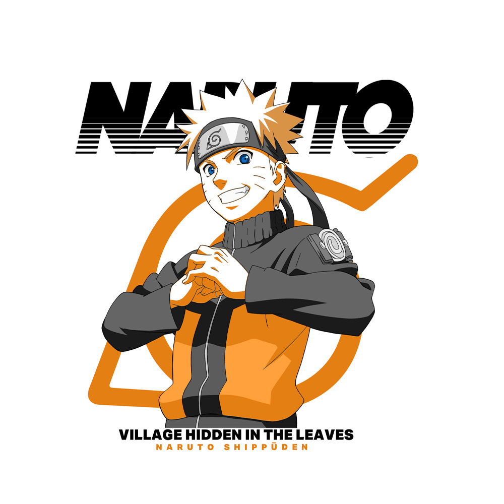Cospa 1209 うずまきﾅﾙﾄ ﾋﾞｼﾞｭｱﾙ Tｼｬﾂ/白色[NARUTO-ナルト- 疾風伝]