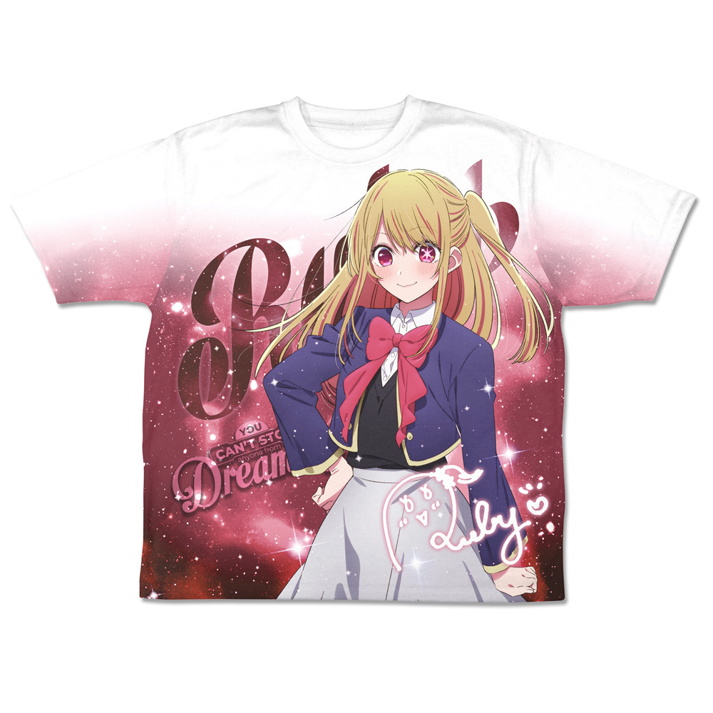 Cospa 1209 【推しの子】 ﾙﾋﾞｰ 両面ﾌﾙｸﾞﾗﾌｨｯｸTｼｬﾂ