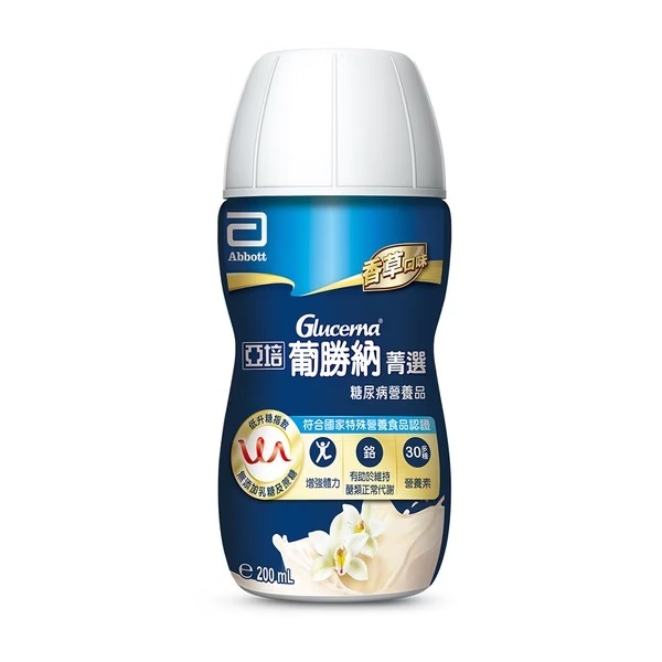 【亞培】葡勝納SR菁選即飲配方(香草口味)200毫升 x 24入