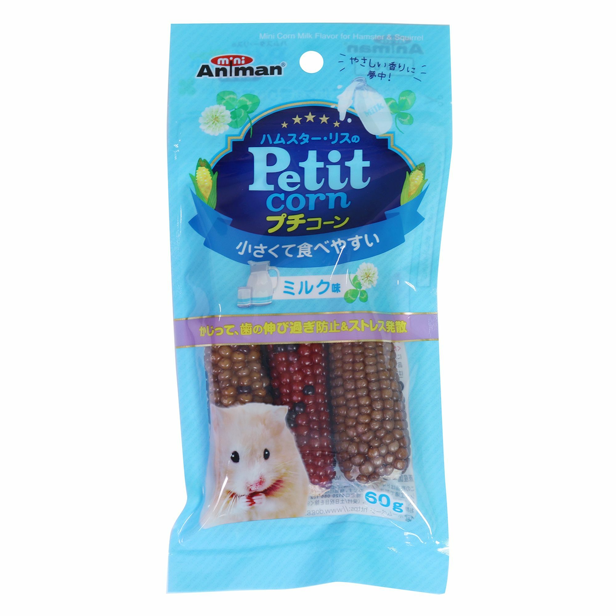 Animan 小玉米 粟米 (牛奶味) - 60g