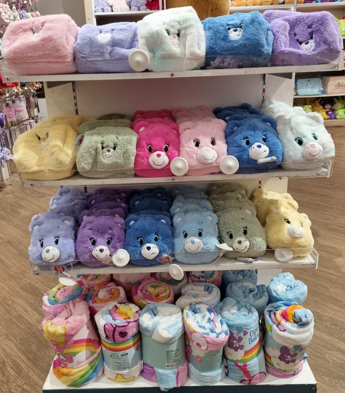 #現貨 Care Bears 彩虹熊化妝包 大容量