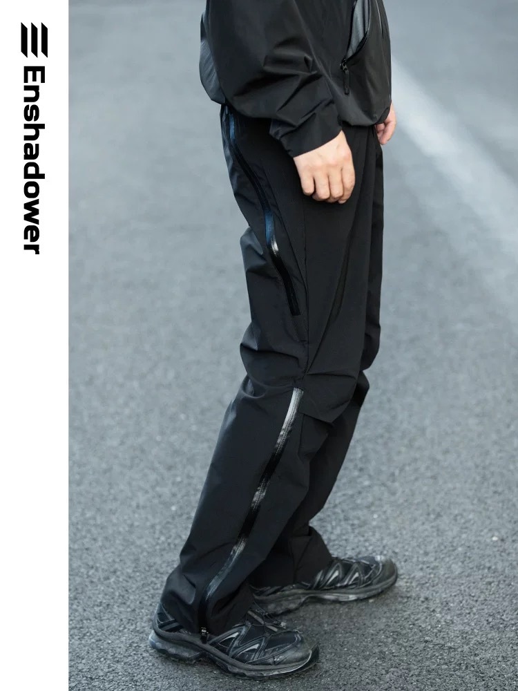 ENshadower隱蔽者 打褶設計城市戶外拉鍊褲