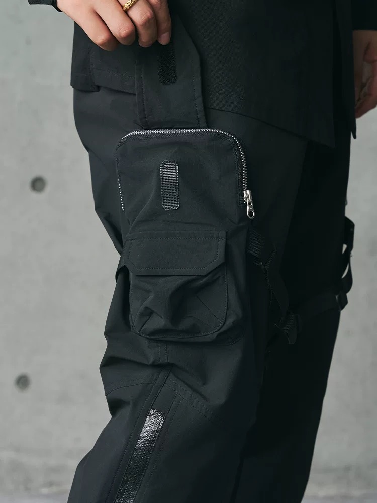 ENshadower隱蔽者 機能飄帶拉鍊傘兵工裝褲