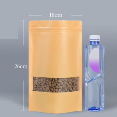 New frosted self-sealing kraft wrapping paper (32 filaments 18*26+4CM 100 pieces)