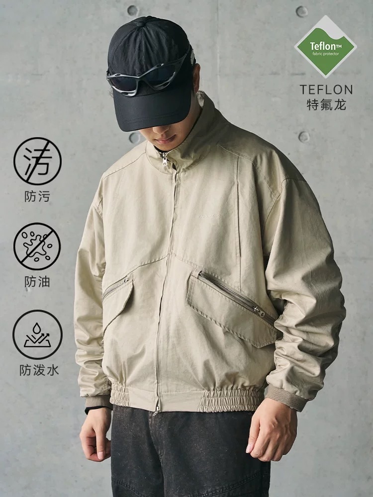 ENshadower隱蔽者【Teflon三防教練夾克】CleanFit簡約輪廓外套