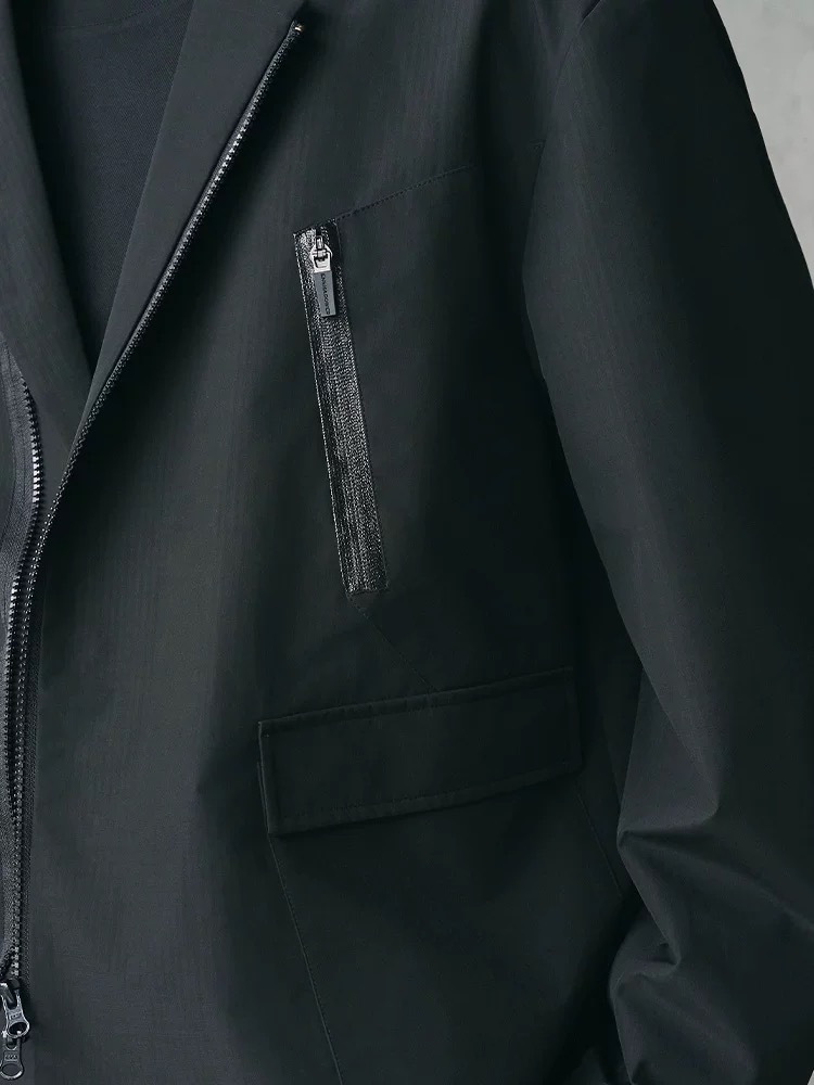 ENshadower隱蔽者 立體結構暗紋肌理西裝夾克