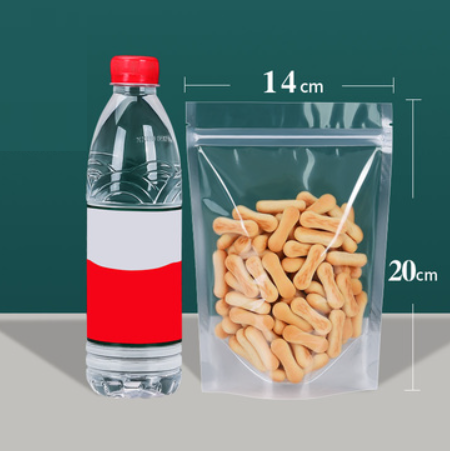 New transparent ziplock bag (20 silk 14*20CM 100 pieces)