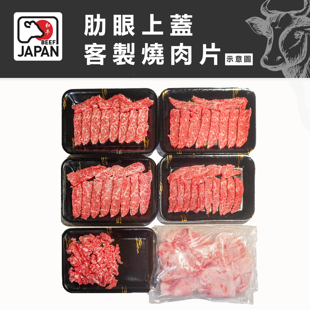 日本A5和牛 上蓋燒肉片