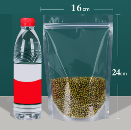 New transparent ziplock bag (20 silk 16*24CM 100 pieces)