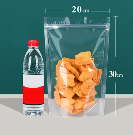 New transparent ziplock bag (20 silk 20*30CM 100 pieces)