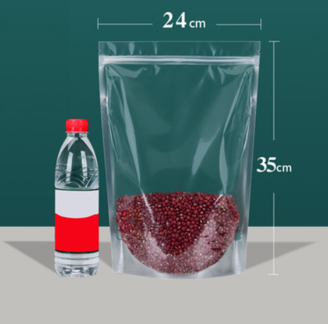 New transparent ziplock bag (20 silk 24*35CM 100 pieces)
