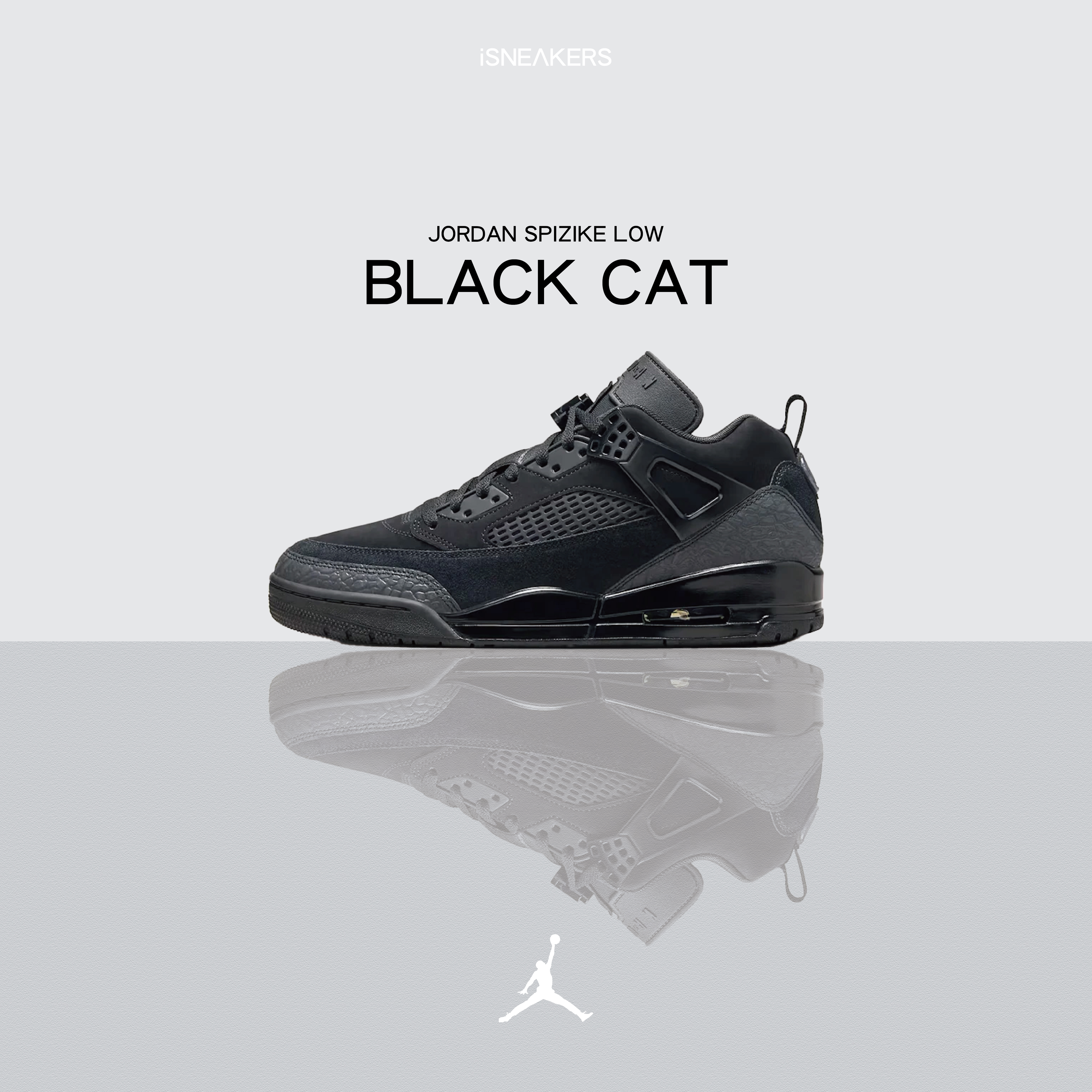 iSNEAKERS｜Jordan Spizike Low "Black Cat" 黑貓 FQ1759-001