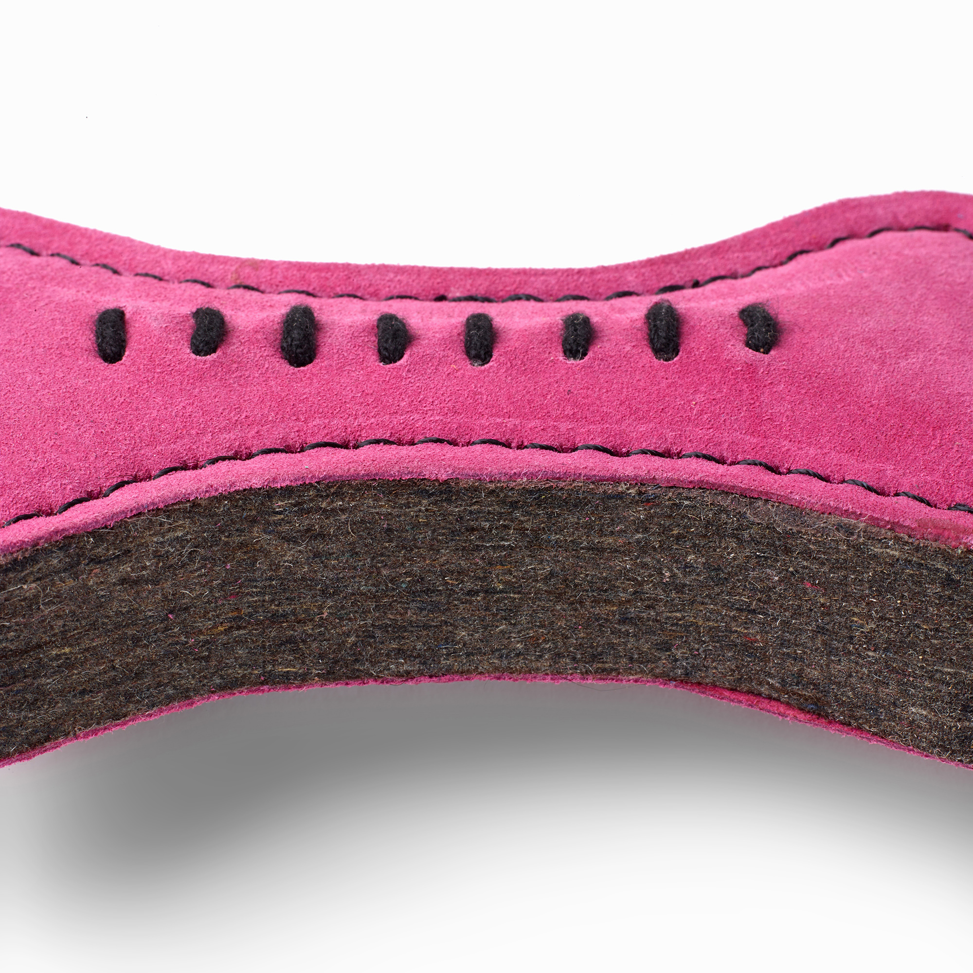 GREEN & WILDS- 天然黃麻製犬用啃咬玩具 -桃粉骨頭