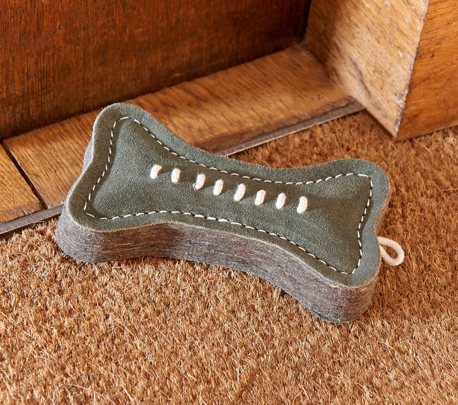 GREEN & WILDS- 天然黃麻製犬用啃咬玩具 -森林綠骨