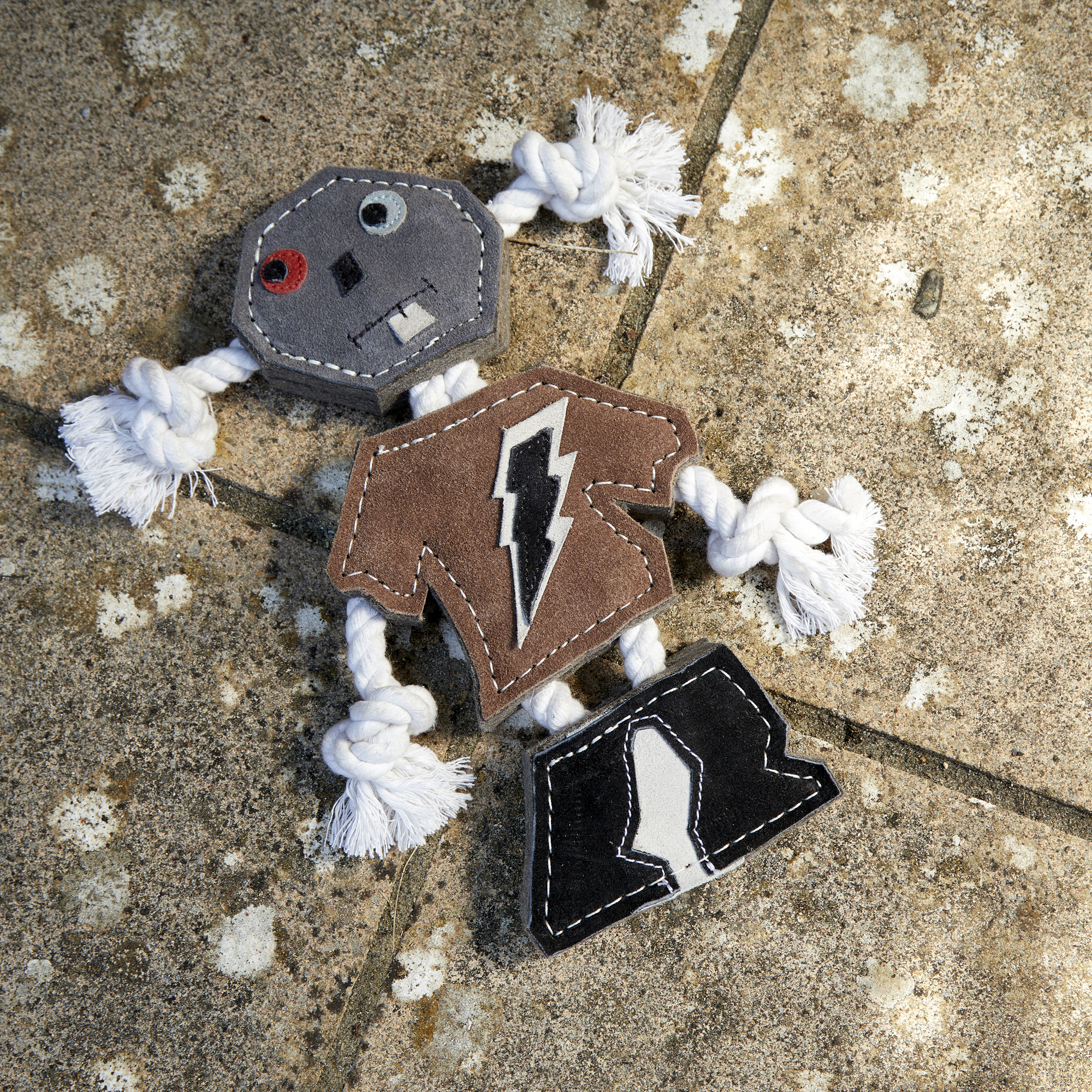 GREEN & WILDS- 天然黃麻製犬用啃咬玩具 -機器人