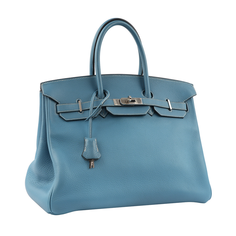 【HERMES】Birkin 35cm 銀釦牛皮手提包
