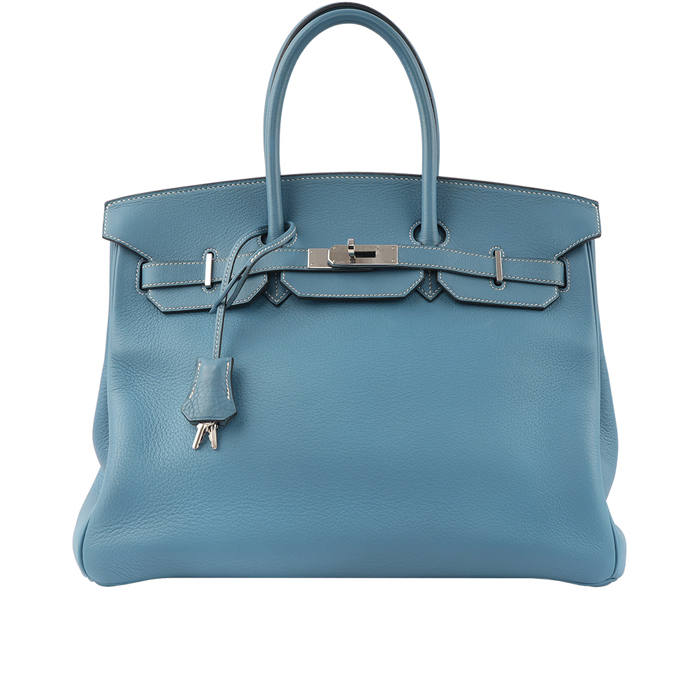 【HERMES】Birkin 35cm 銀釦牛皮手提包