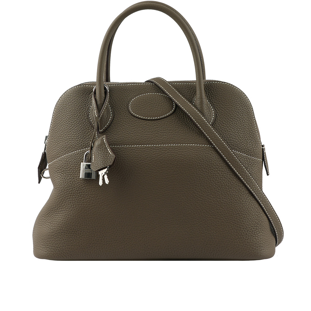 【Hermès】銀釦 Bolide 柏莉包 31cm TC皮 二用包