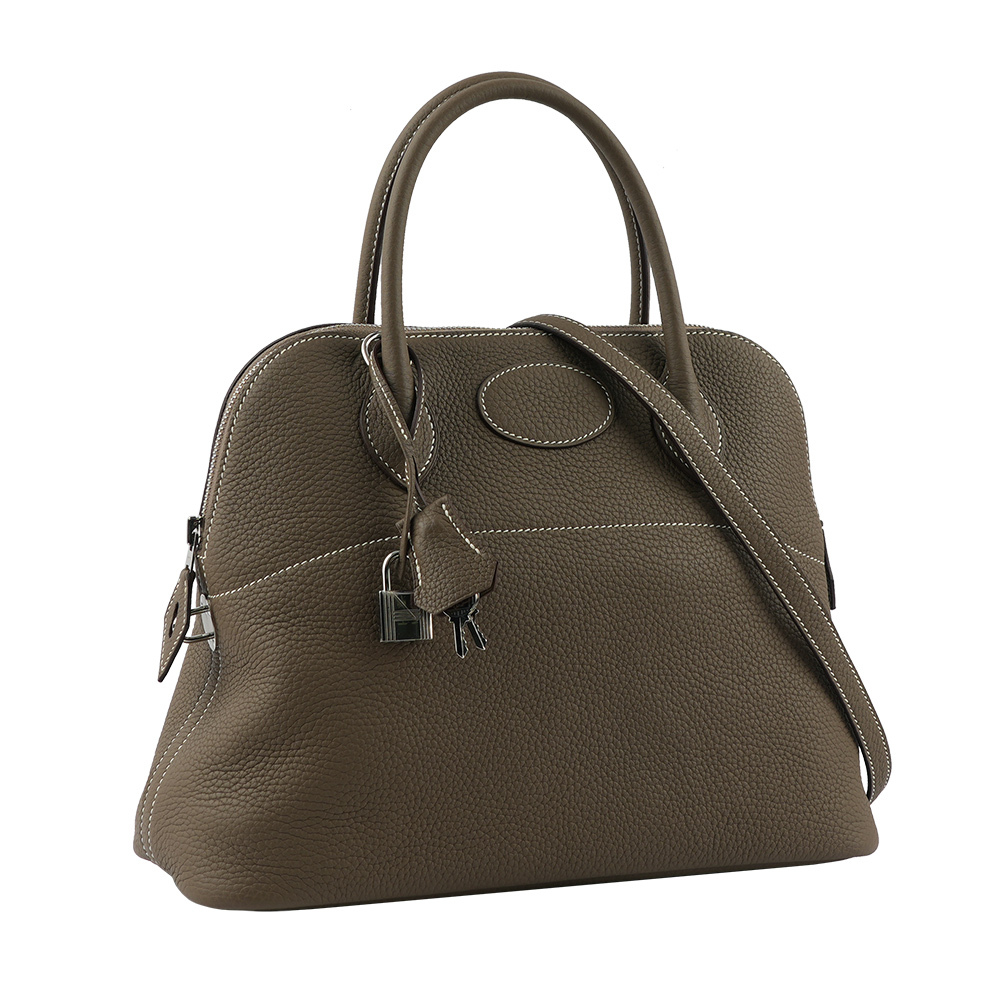 【HERMES】銀釦 Bolide 柏莉包 31cm TC皮 二用包(大象灰) H029812CK 18