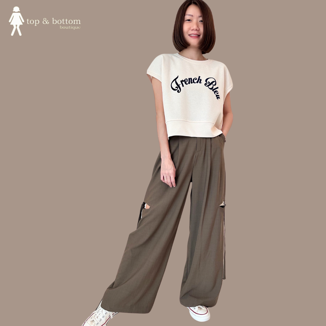 CUT OUT LONG CARGO PANT
