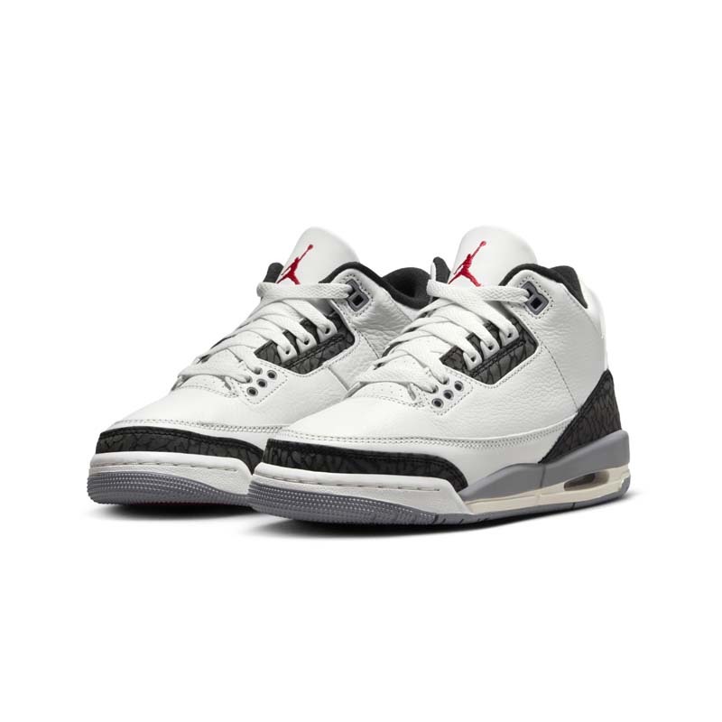 Air Jordan 3 Retro "Cement Grey" GS 水泥灰 爆裂紋 大童 女鞋 DM0967-106 [台灣現貨]
