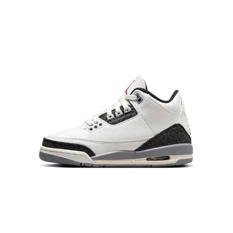 Air Jordan 3 Retro "Cement Grey" GS 水泥灰 爆裂紋 大童 女鞋 DM0967-106 [台灣現貨]