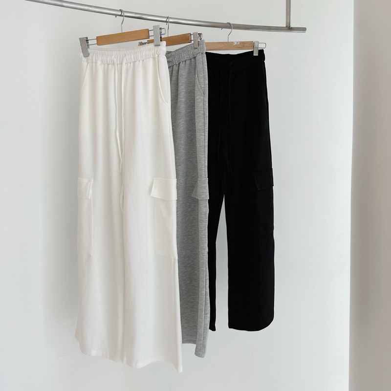 超舒服彈性涼感棉軟Q涼感面膜工裝褲(3色)