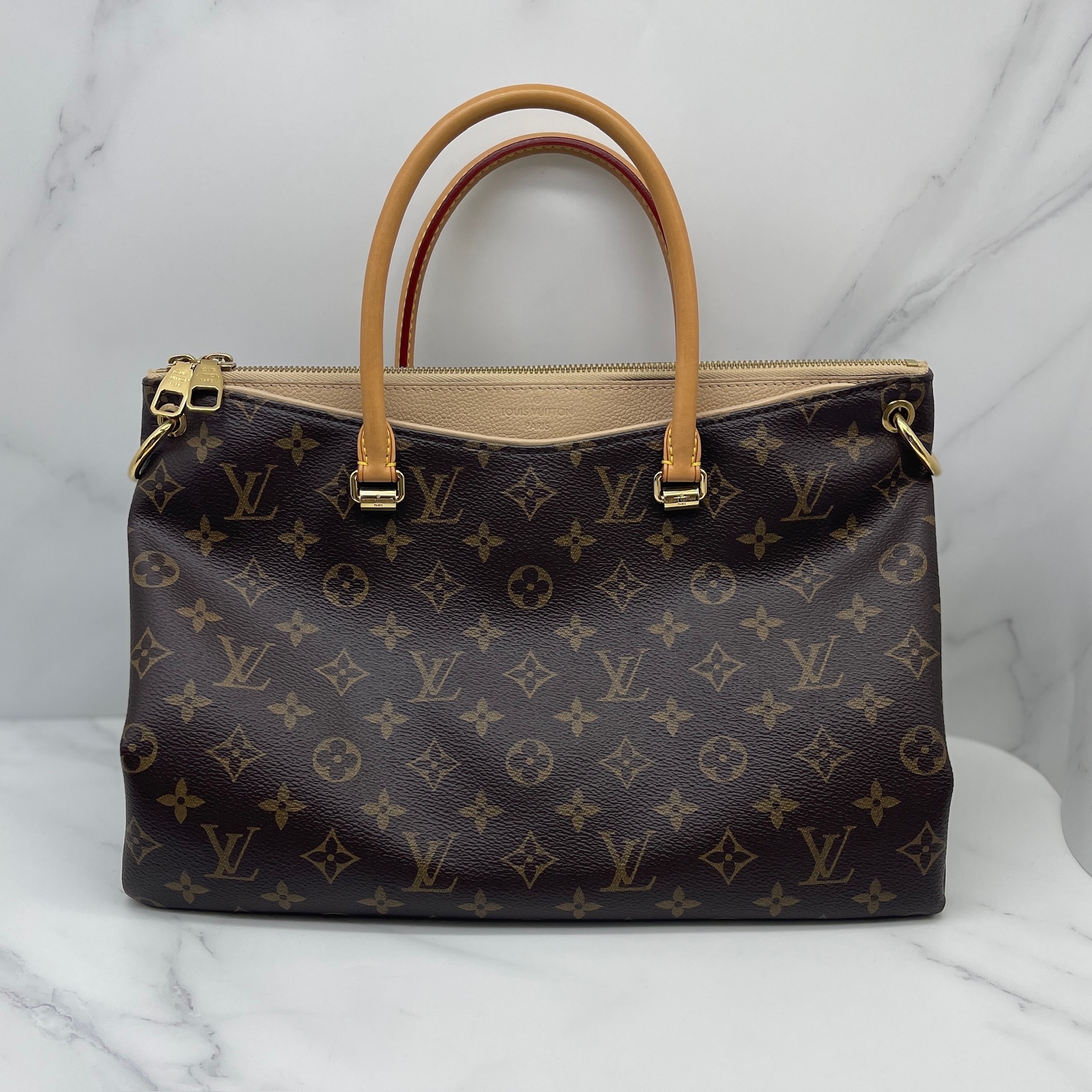 LV Pallas monogram dune 2 way bag