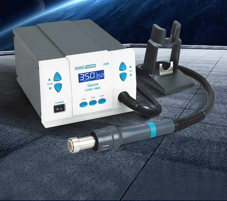 QUICK快克861DW熱風槍高功率電子維修專用熱風槍工業級熱風焊接槍