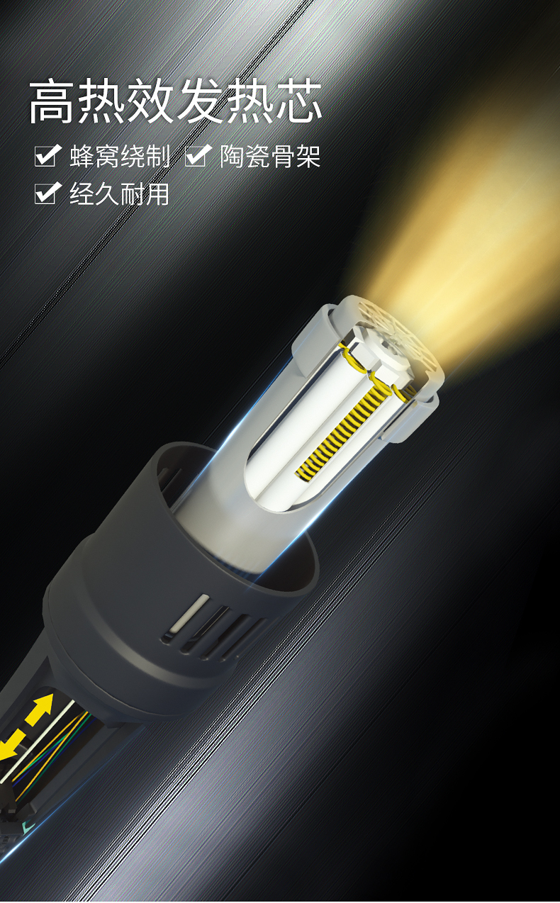 QUICK快克861DW熱風槍高功率電子維修專用熱風槍工業級熱風焊接槍