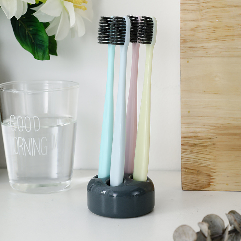 《4687》日系陶瓷四孔牙刷架