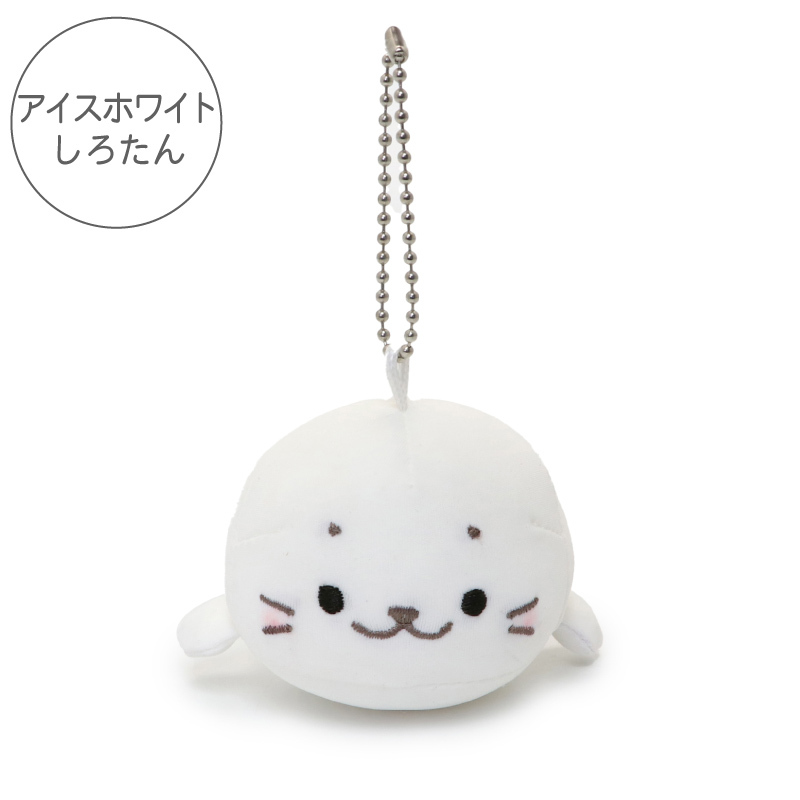 Sirotan 絨毛吊飾(珠鏈鐵) 涼感 (藍色 / 白色) 10cm