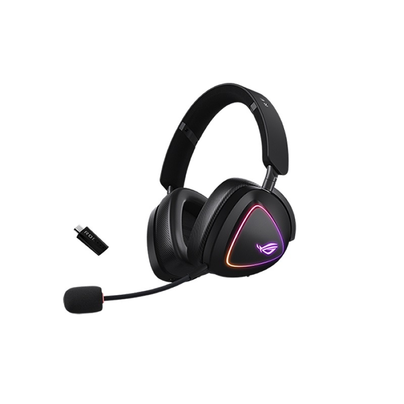 【送耳機架】米特3C數位–ASUS 華碩 ROG Delta II 三模無線電競耳麥/90YH03W0-BHUA00