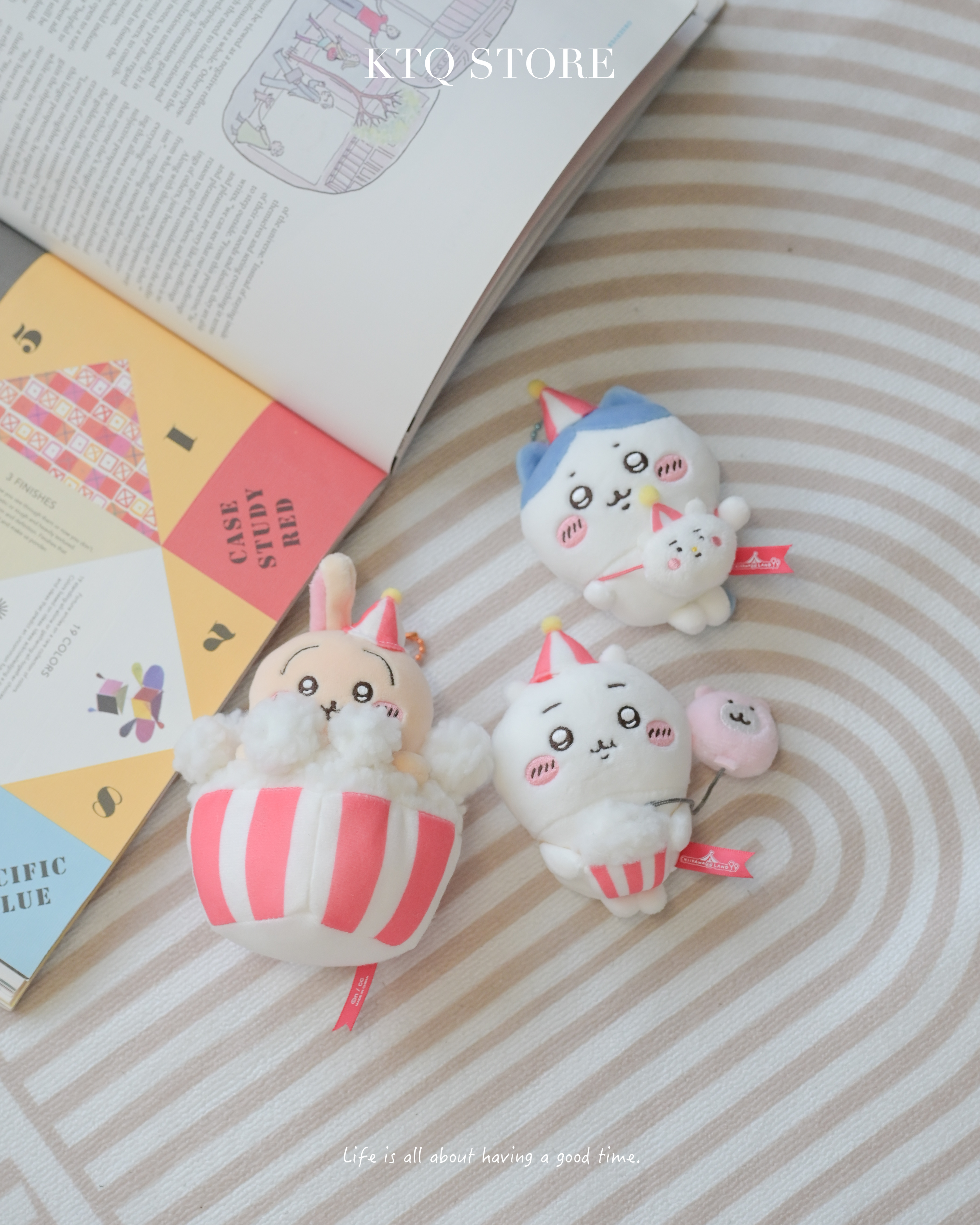 KTQ STORE ‧ 日本 Chiikawa 吉伊卡哇 遊樂園系列 吊飾 鑰匙圈