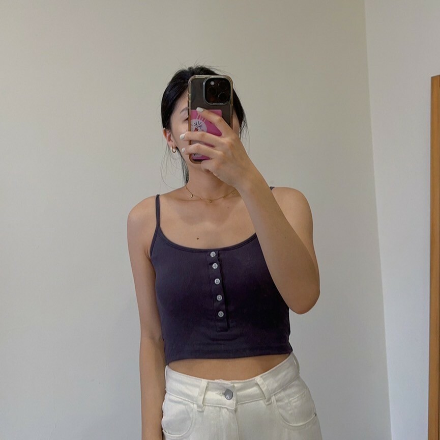 彈力十足細肩親膚排扣（bratop）（現貨）