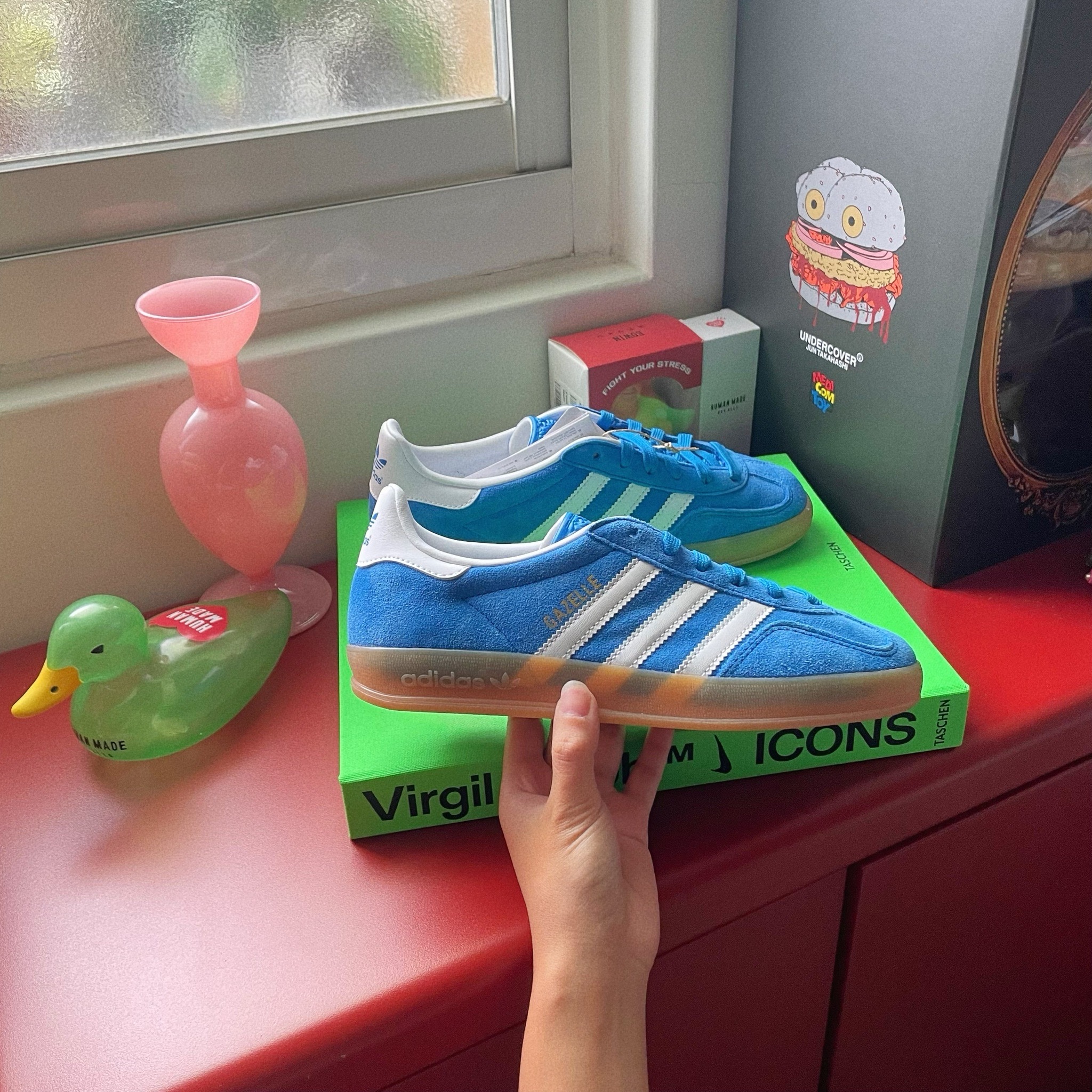 Adidas Originals Gazelle Indoor 國外限定款 寶藍 焦糖 復古鞋 JI2061