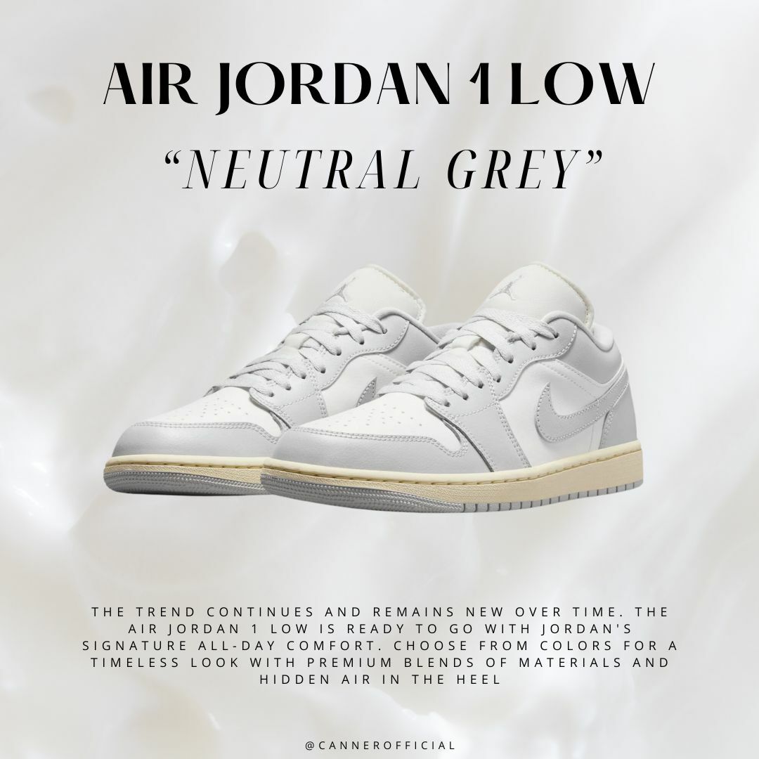 NIKE AIR JORDAN 1 AJ1 海鹽灰 淺灰 骨白 仿舊 奶油底 女鞋 DC0774-103