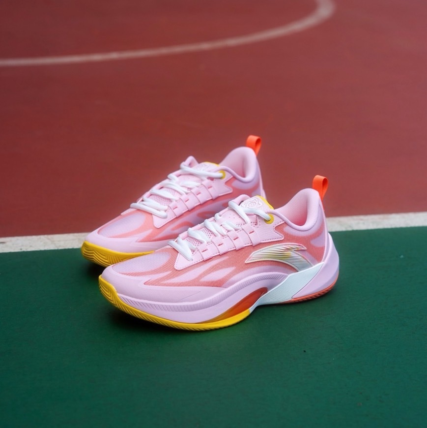 <連線代購商品> ANTA ZAP 1 TD 瞬息1 水蜜桃 粉色 籃球鞋 實戰鞋【912421601Q-4】PINKS