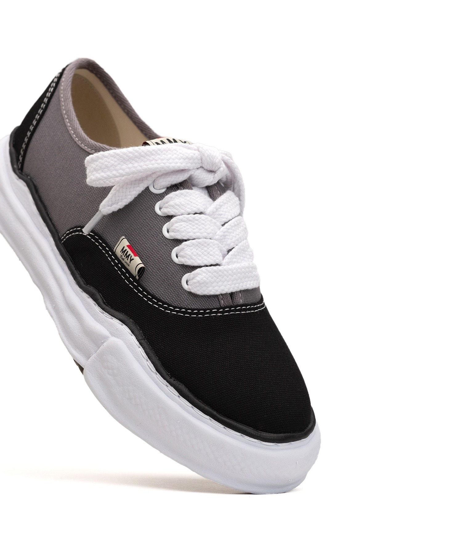 2024SS MAISON MIHARA YASUHIRO BAKER OG Sole Bicolor Canvas Low-top Sneaker 拼接 色塊 滑板 溶解鞋 現貨 A13FW738