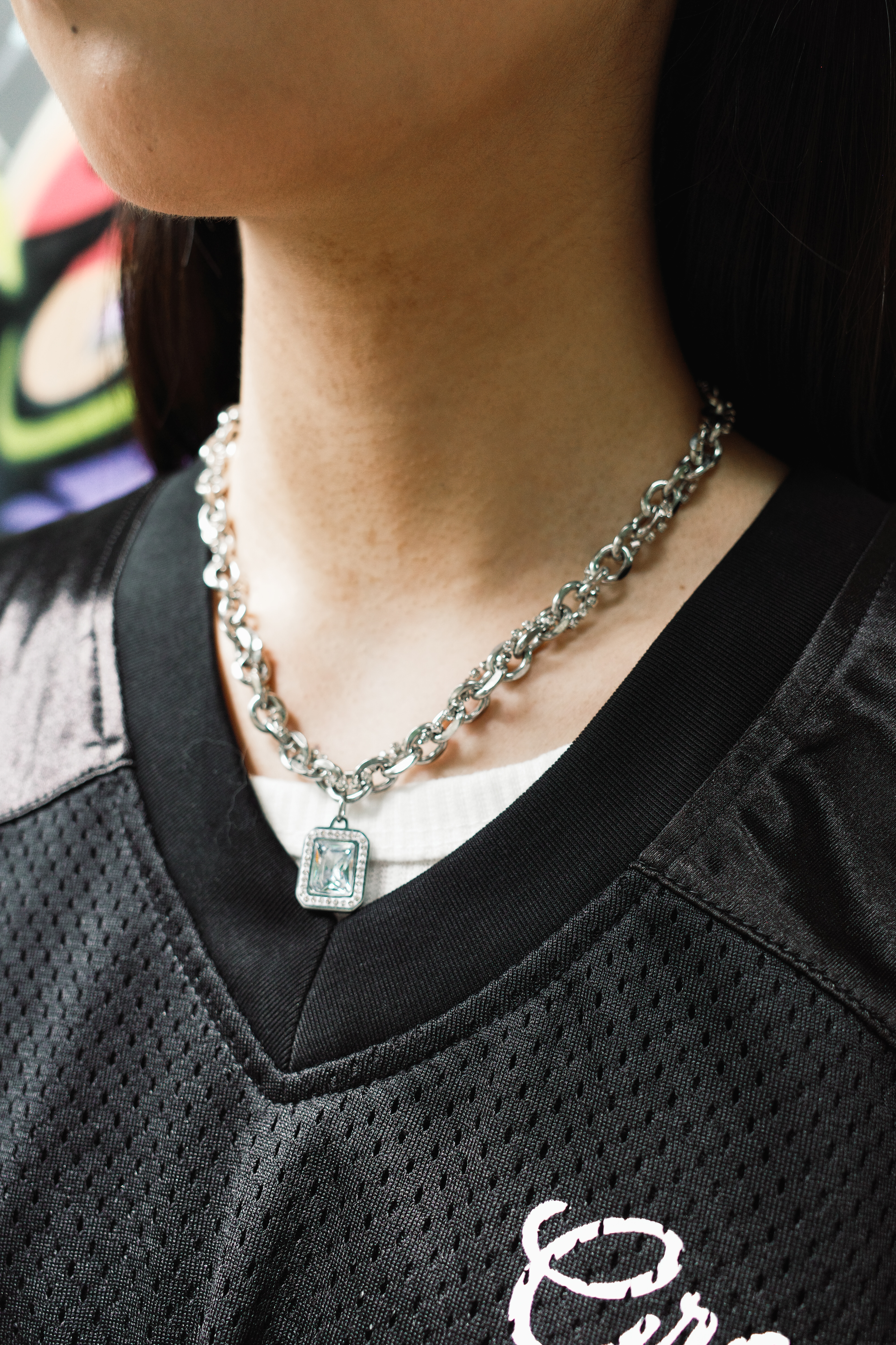 『Always_Good』方塊水鑽 纏繞 項鍊