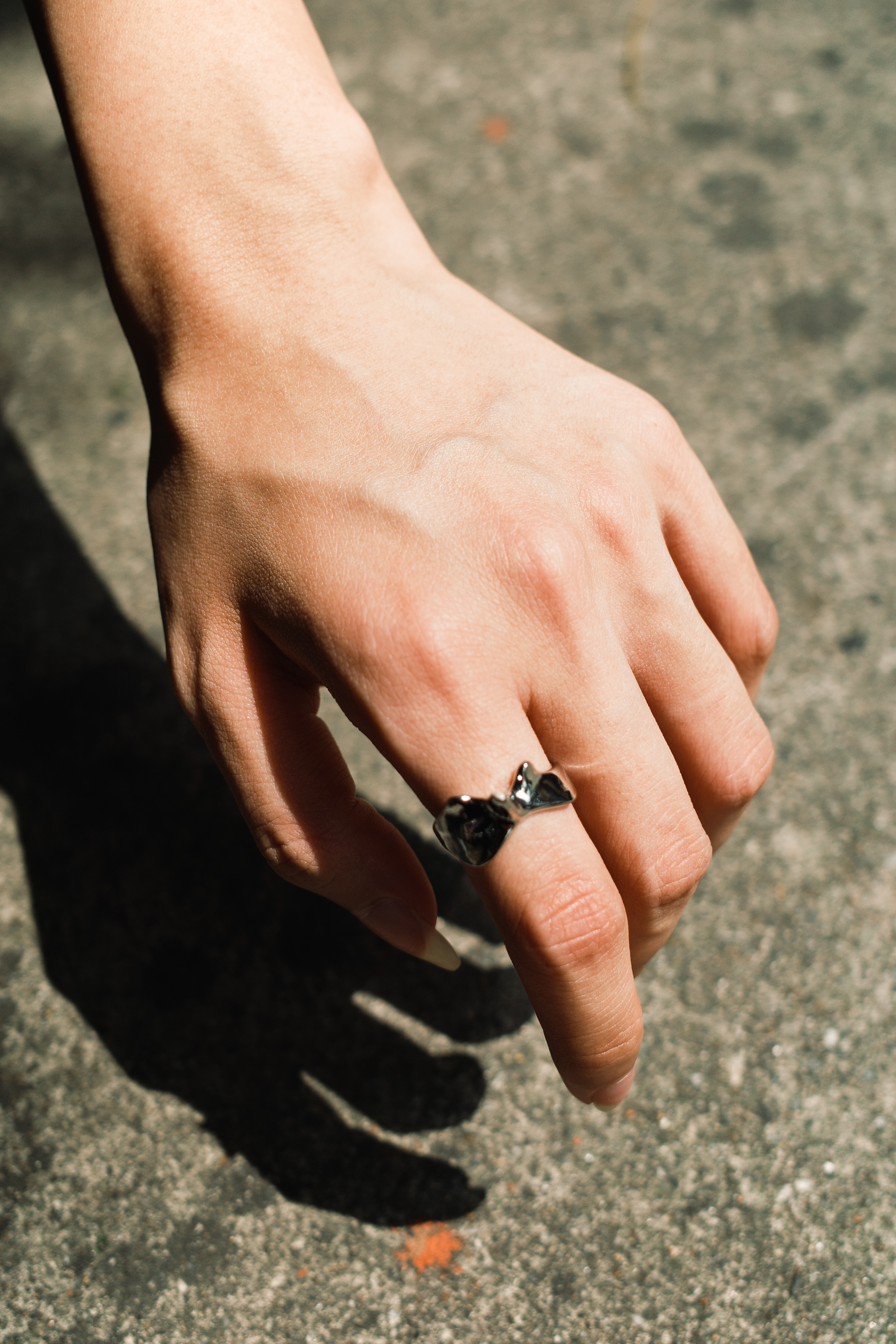 『Always_Good』皺褶 紋理 異形 不規則 開口 戒指