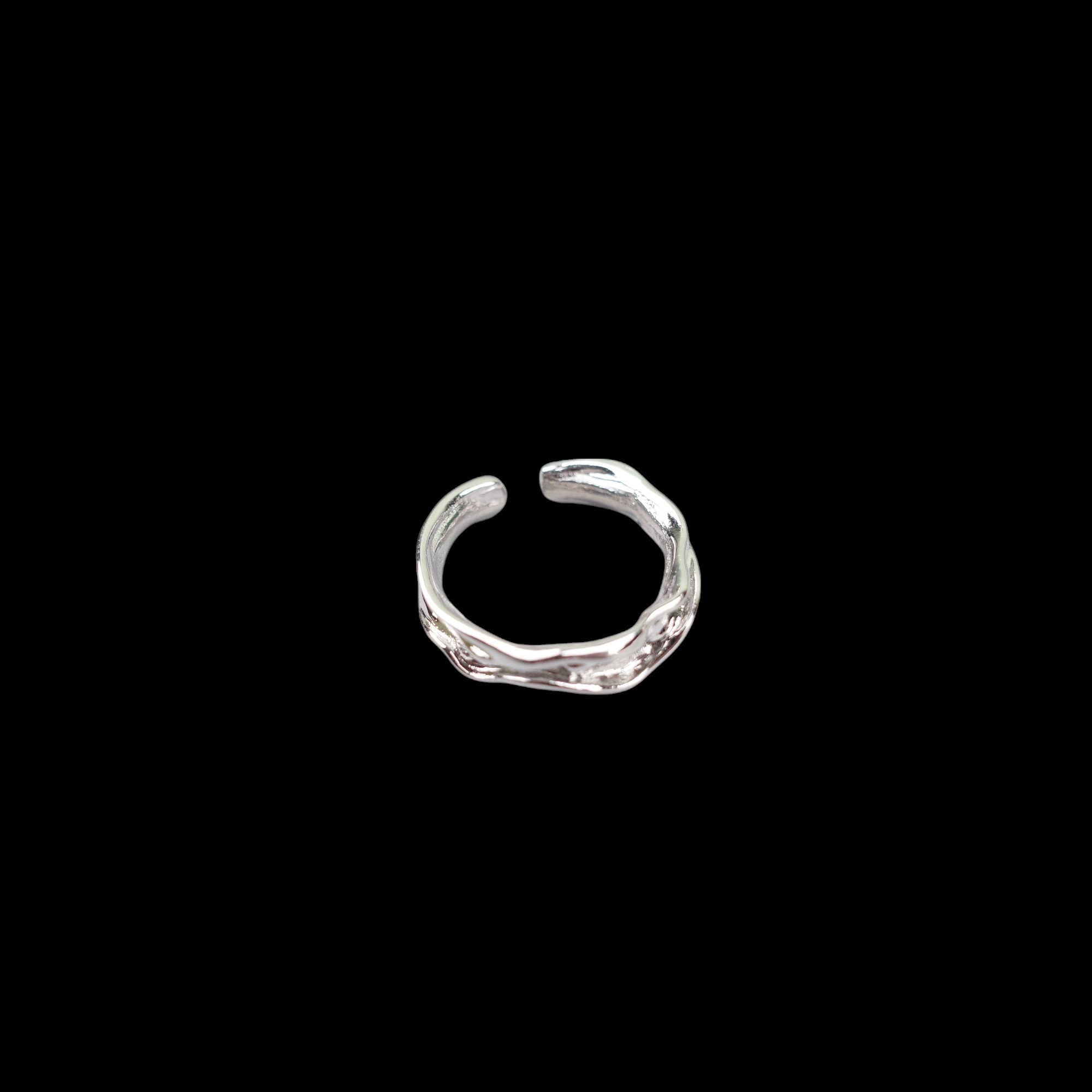 『Always_Good』皺褶 紋理 異形 不規則 開口 戒指