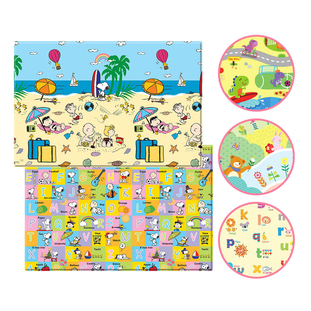 【韓國Baby Care Crown】PVC雙面爬行遊戲墊