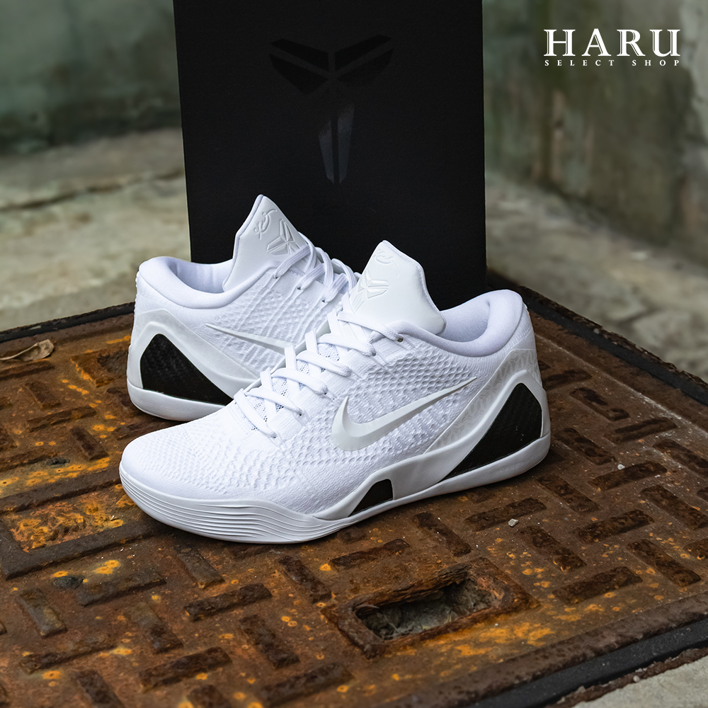 Nike Kobe 9 Elite Low High Protro “Halo” Triple White 全白色 高筒 低筒 FZ7334-100 FZ7335-100