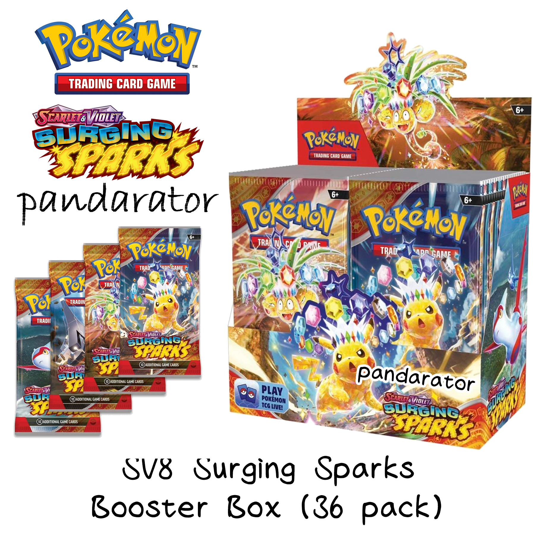 NEW 2BOX 60PACKS Surging Sparks 超電ブレイカー 日本語