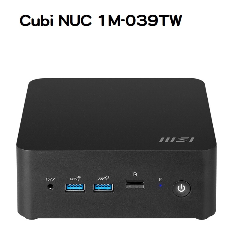 米特3C數位–MSI 微星 Cubi NUC 1M-039TW 商用迷你電腦(CoreTM 7 150U/8G/1TB/W11P)
