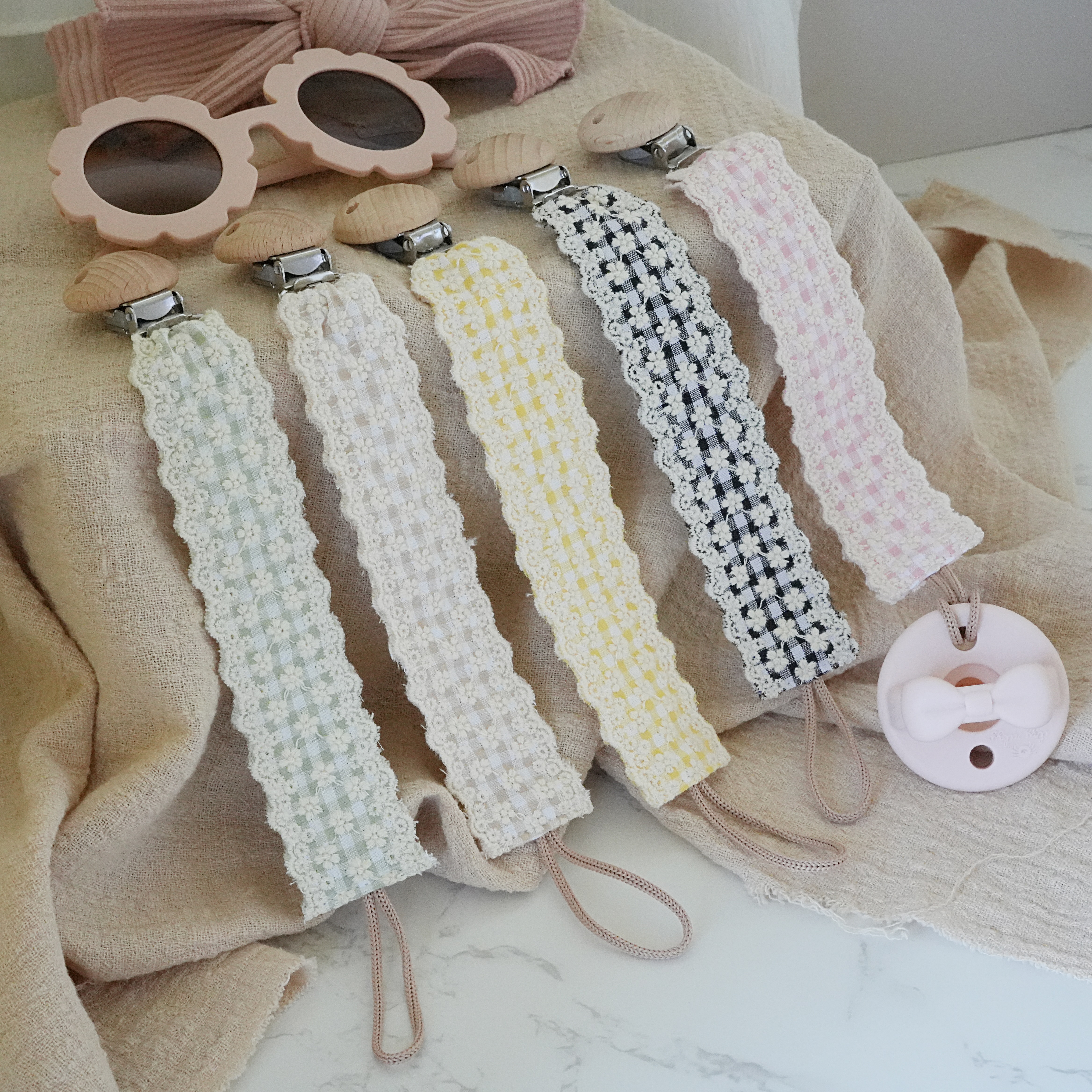 Hi Y.P store-櫸木夾-雕花格紋