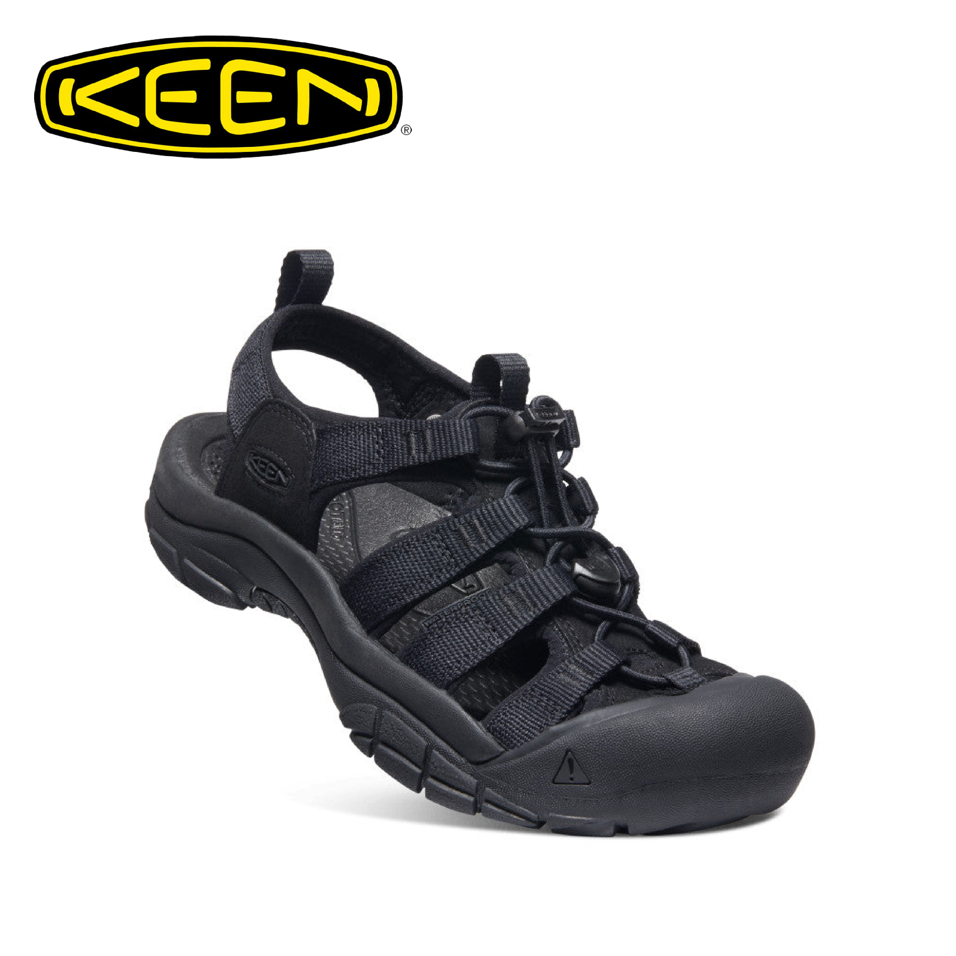KEEN 美國 NEWPORT H2 水陸兩用鞋 女款 (黑) 涼鞋/舒適EVA/指頭防護 30K25028