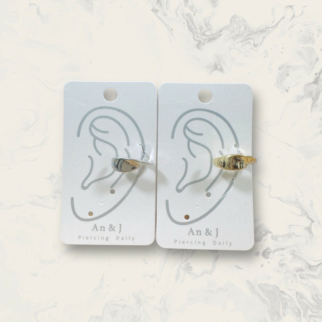 韓國直送耳骨夾 扁中扭圈